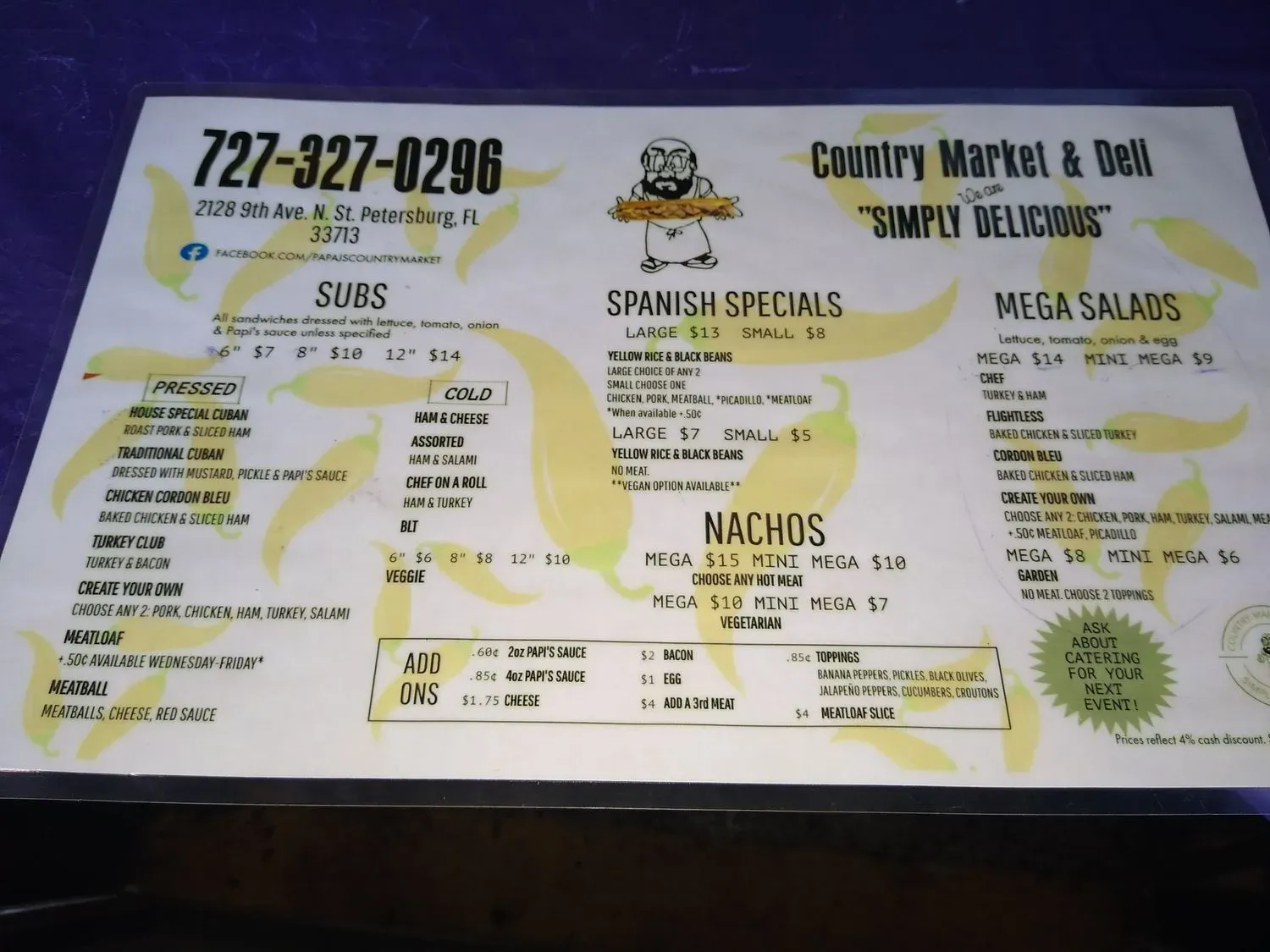 Menu 3