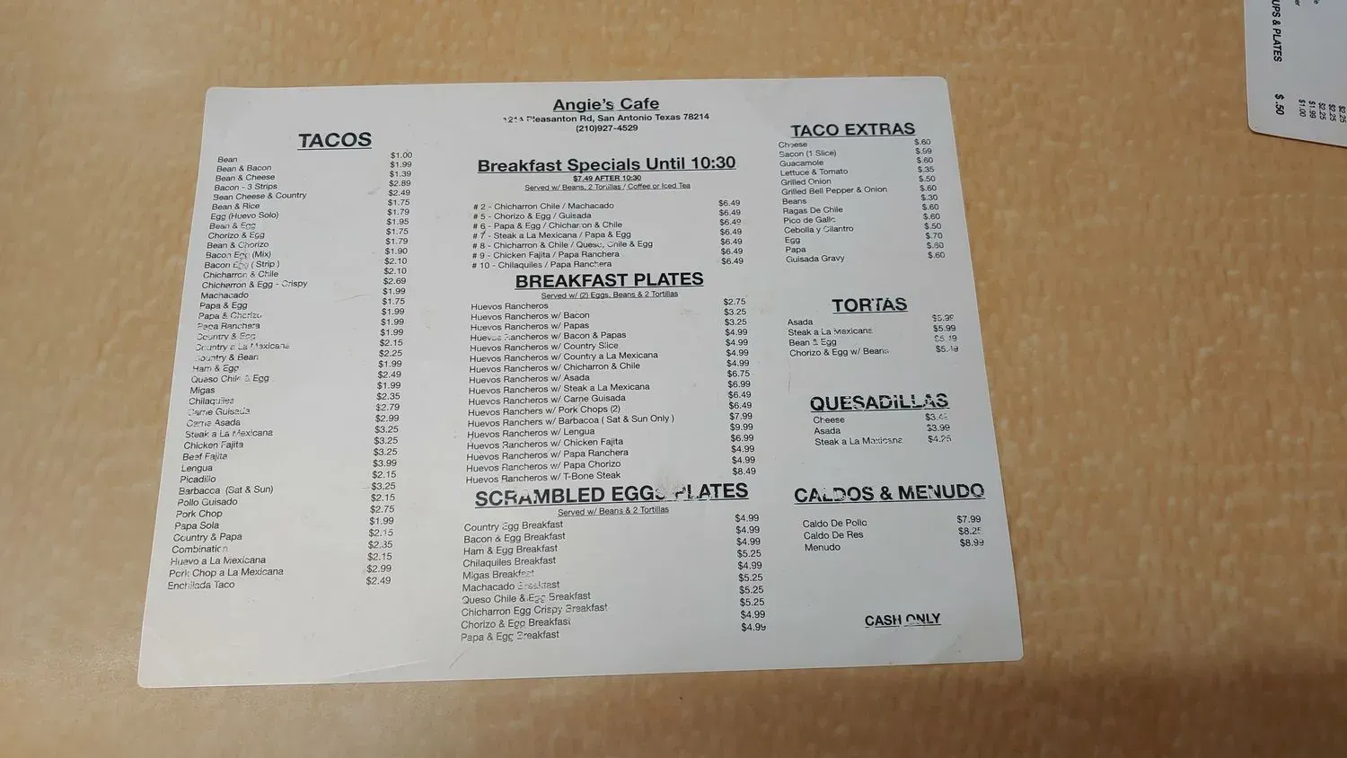 Menu 3