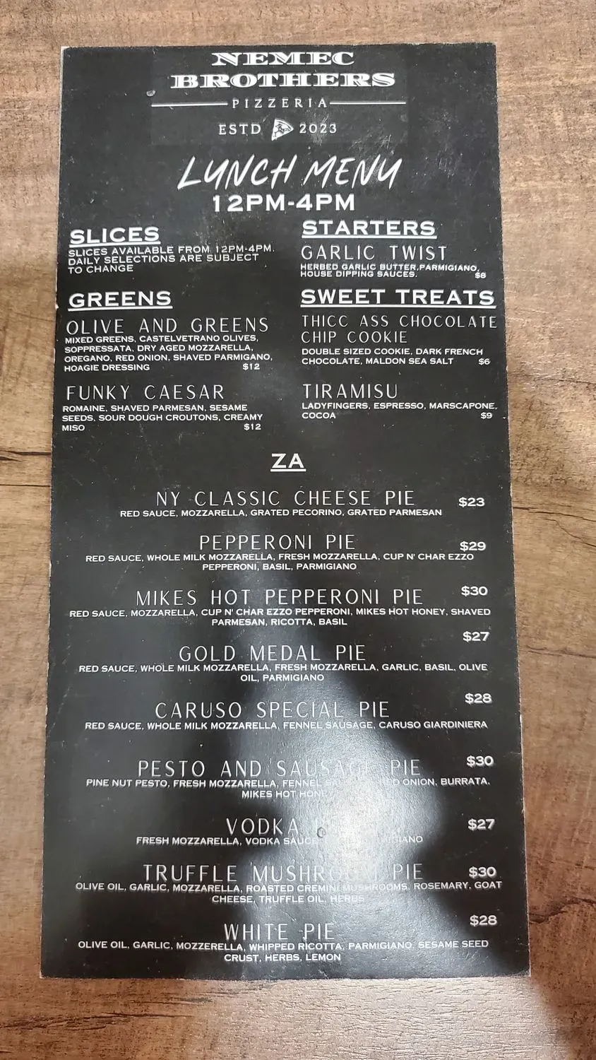 Menu 3