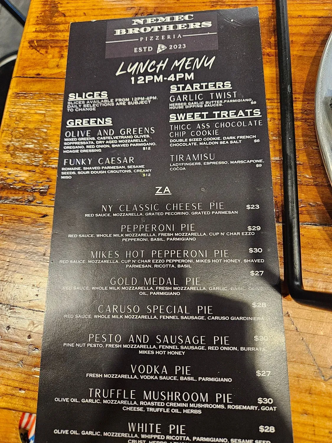 Menu 4