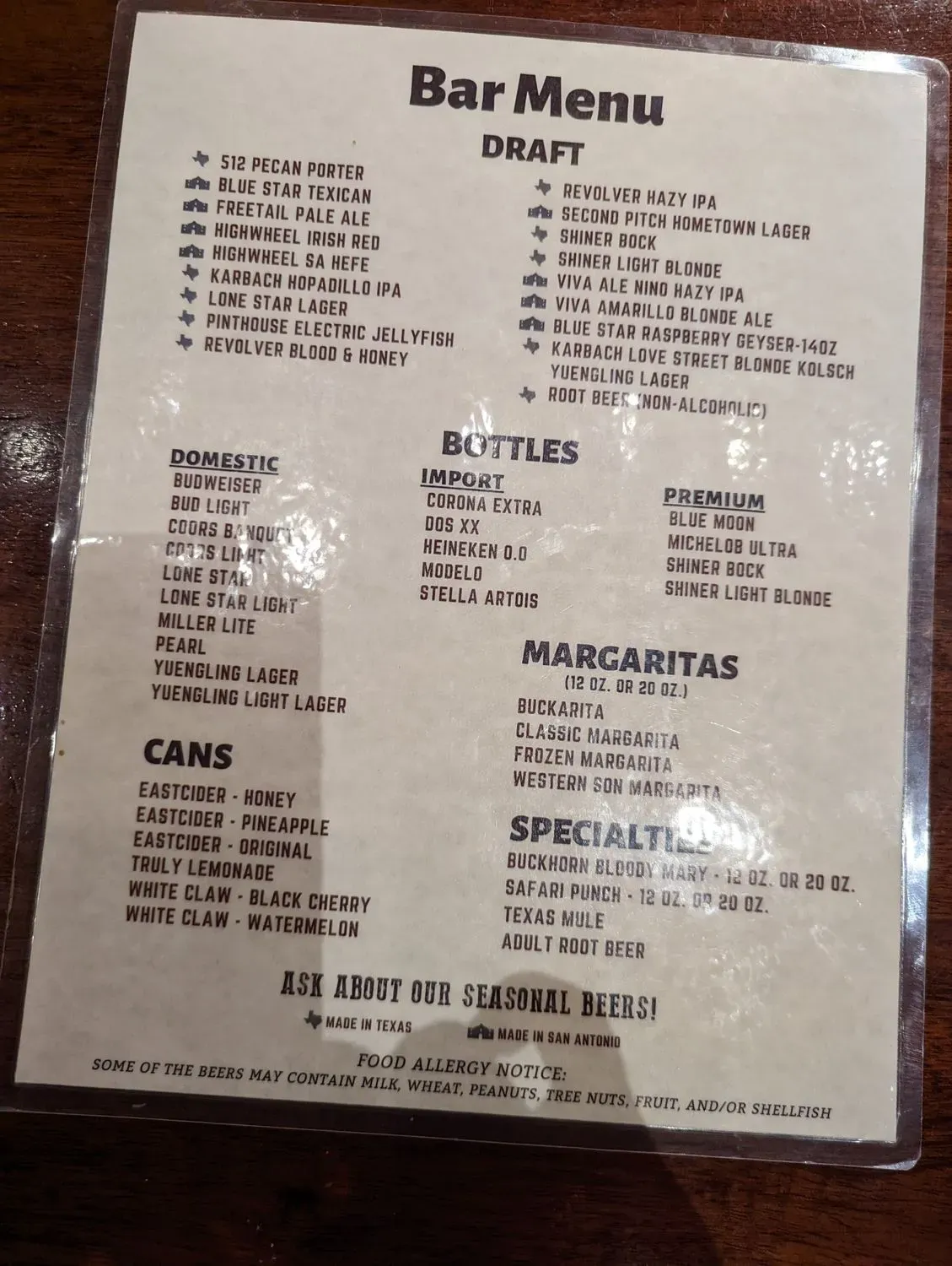 Menu 6