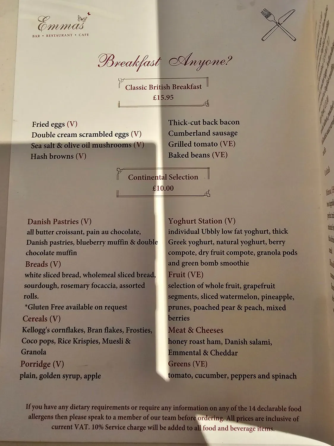 Menu 3