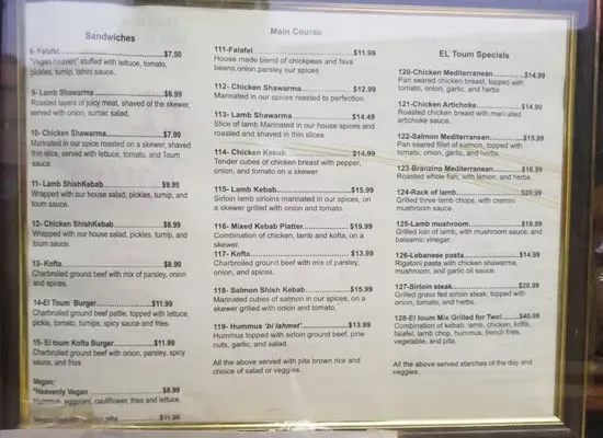 Menu 3