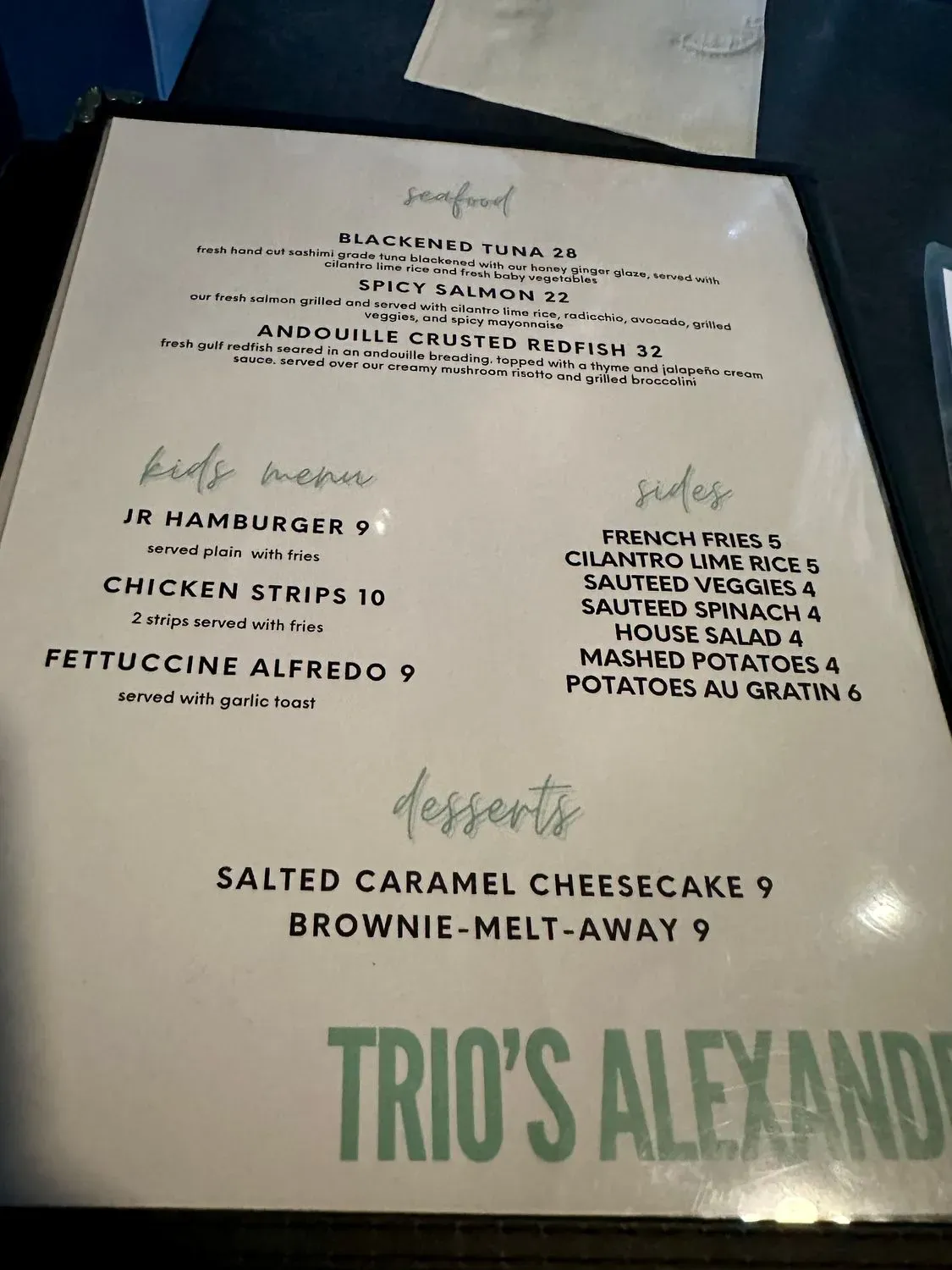 Menu 3