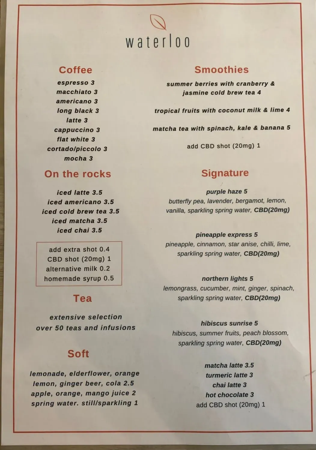 Menu 2