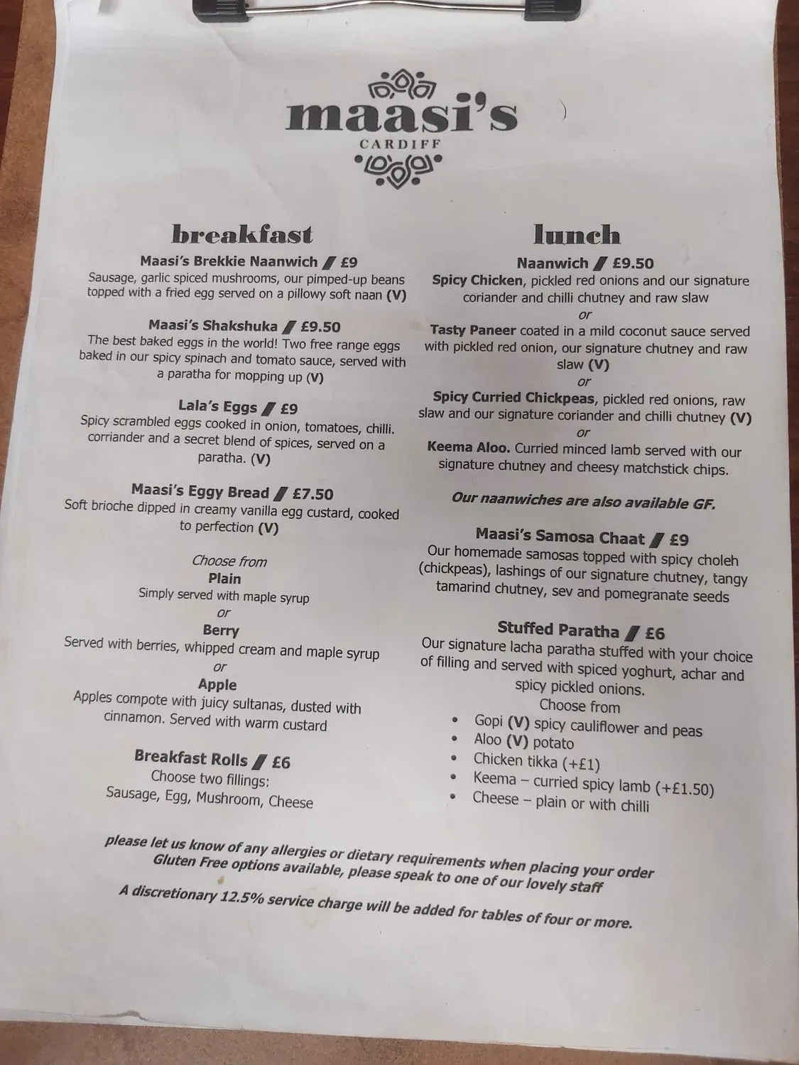 Menu 2