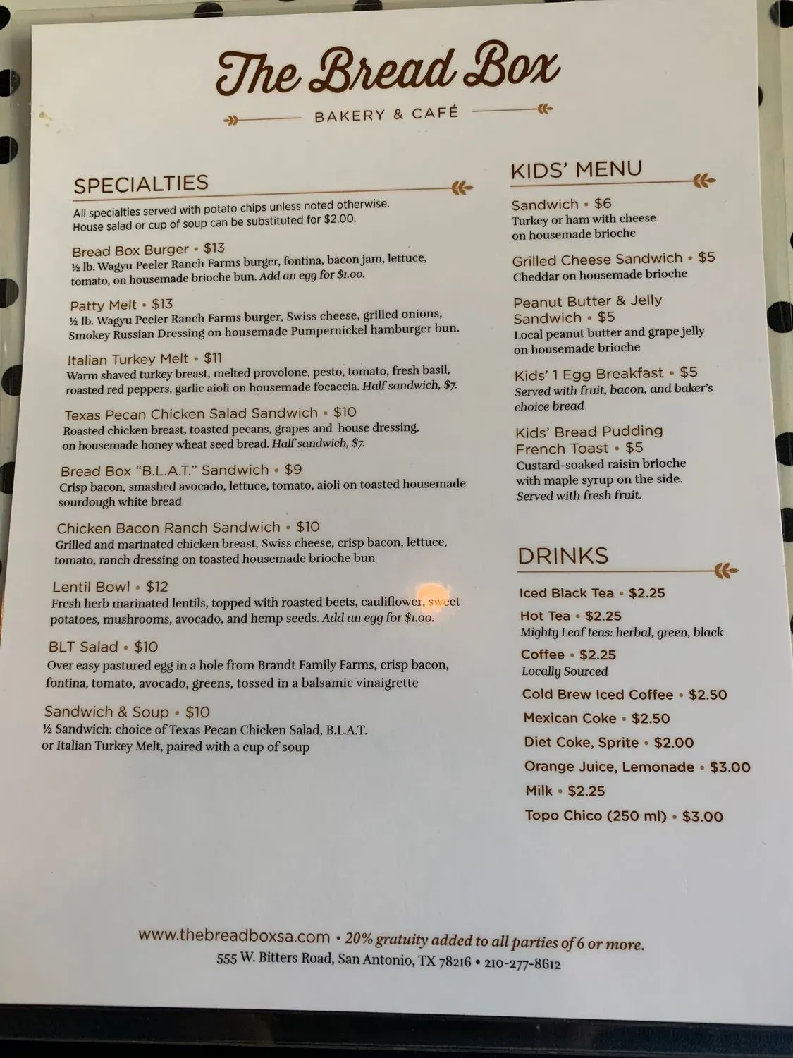 Menu 6