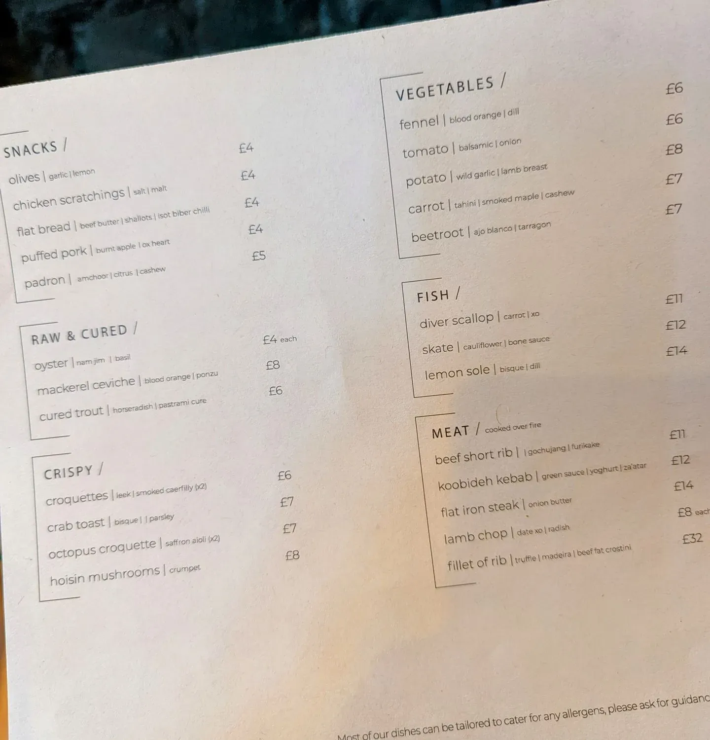 Menu 3