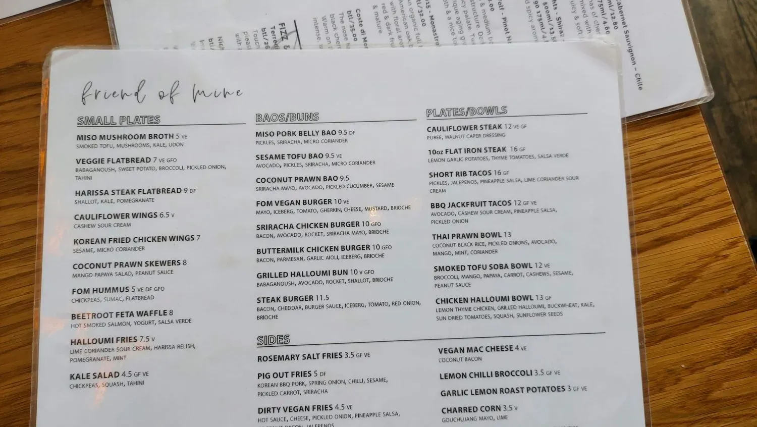 Menu 2