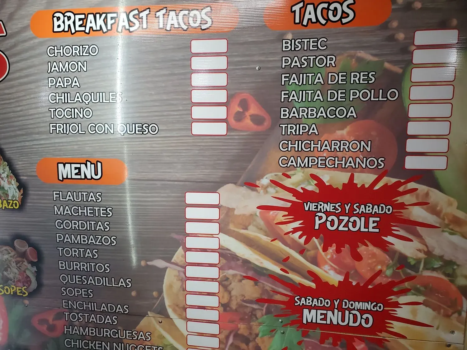 Menu 6