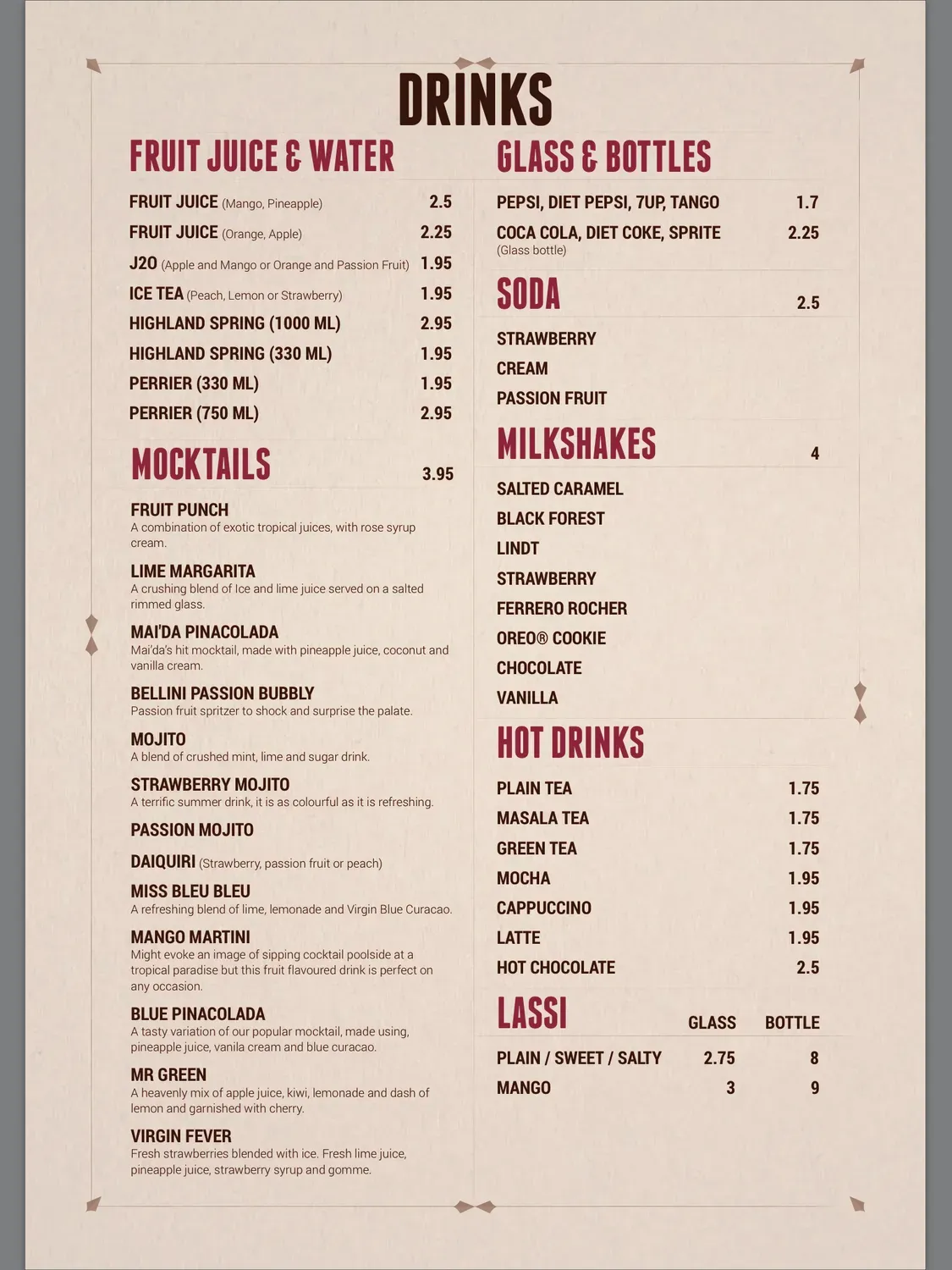 Menu 3