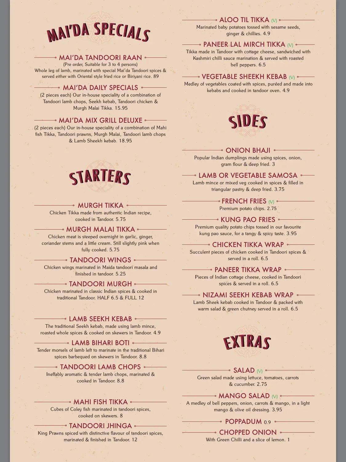 Menu 2