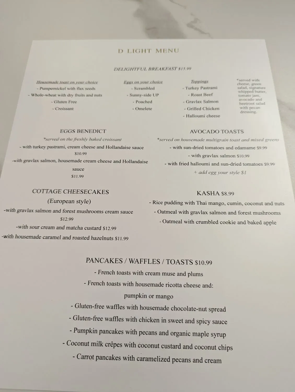 Menu 5