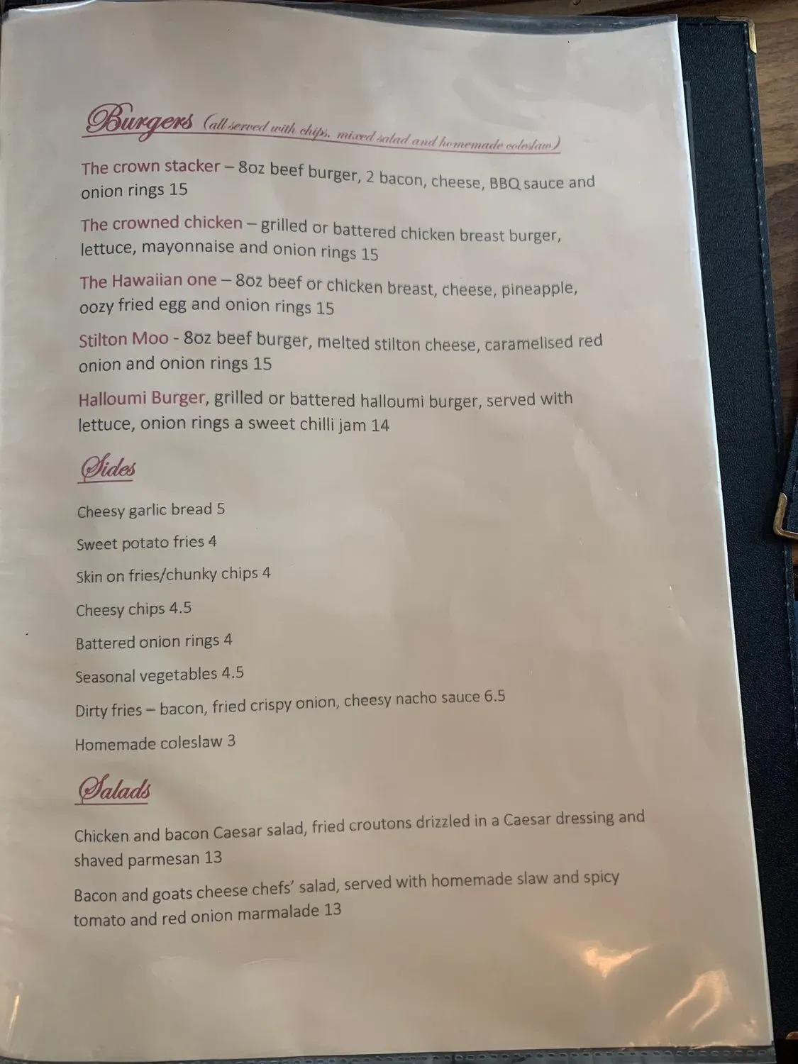 Menu 2