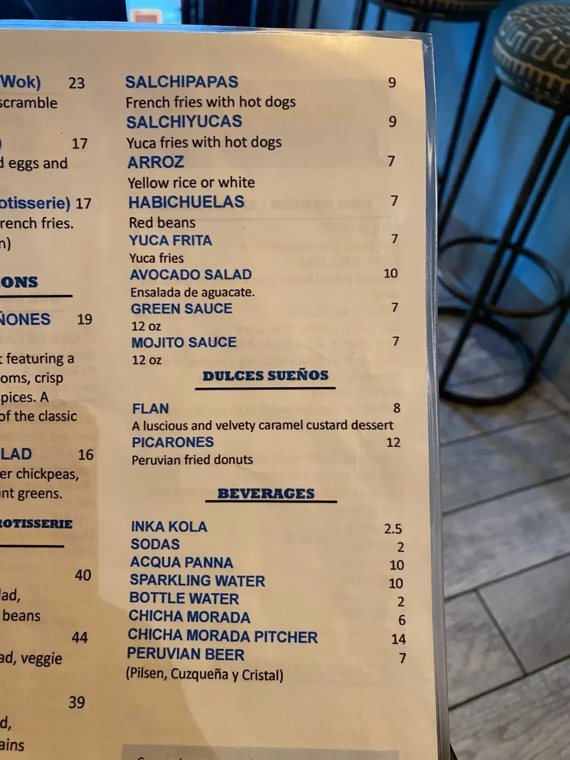 Menu 4