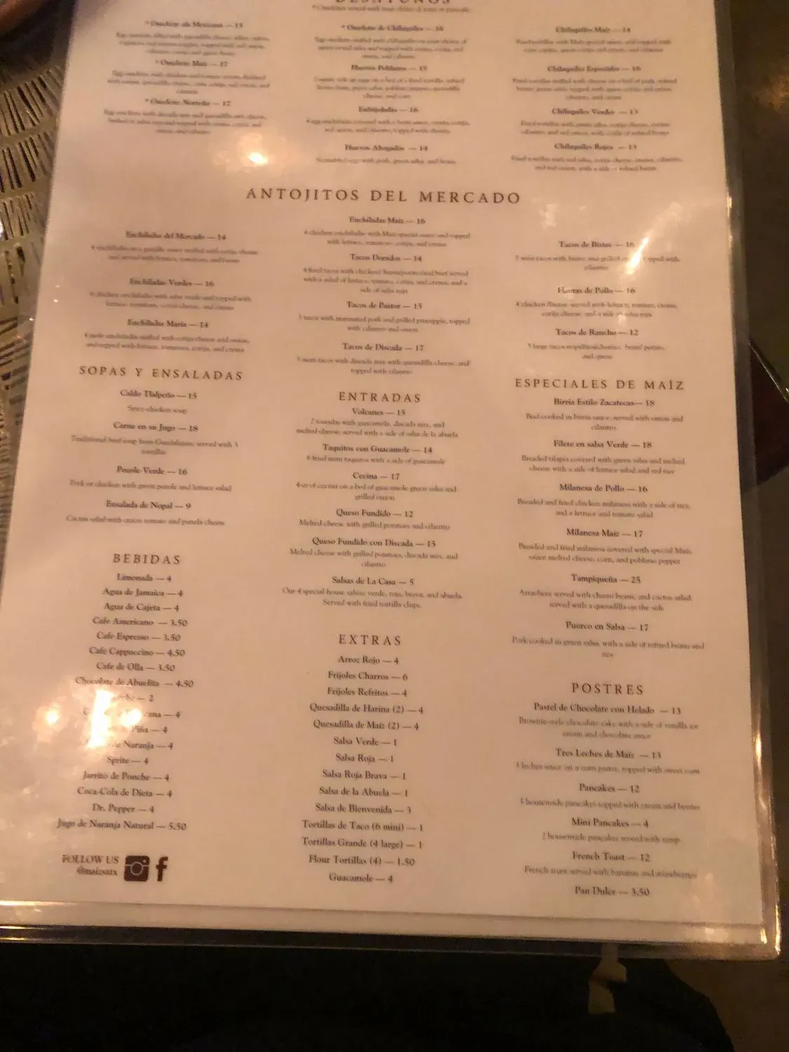 Menu 5