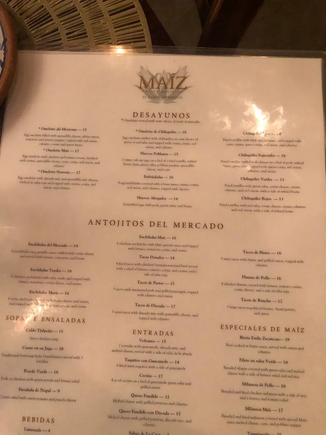 Menu 6