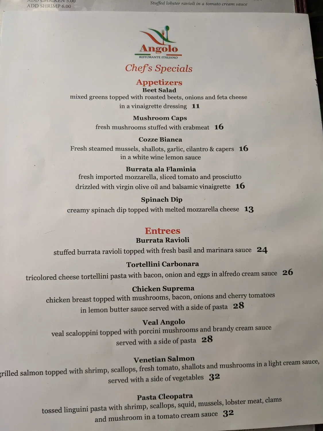 Menu 2