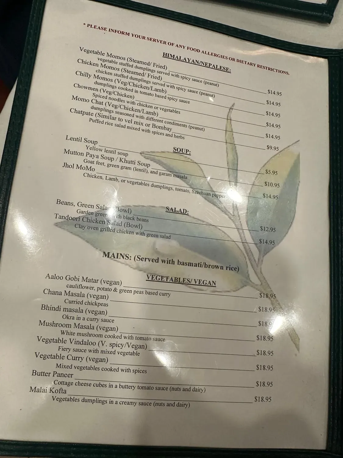 Menu 3