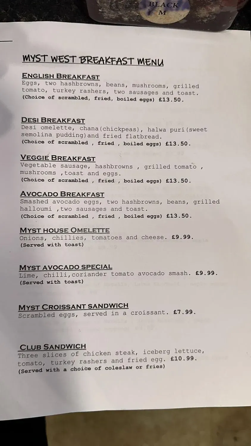 Menu 3