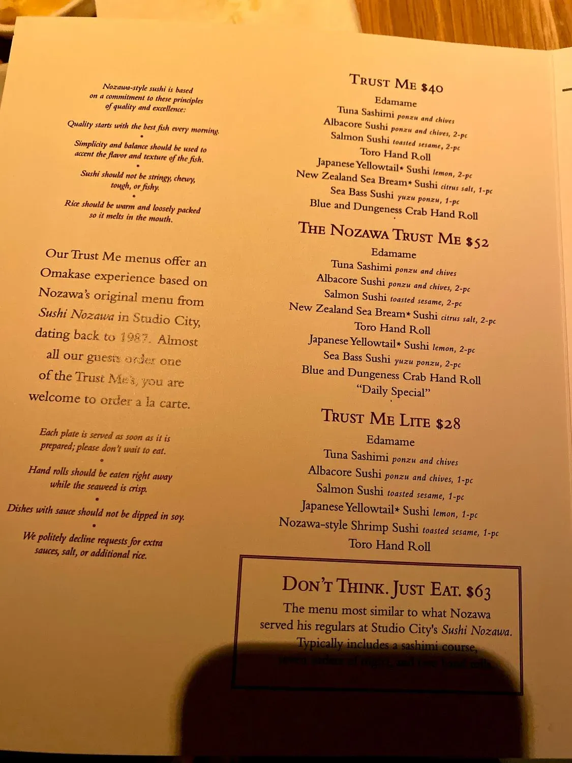 Menu 2