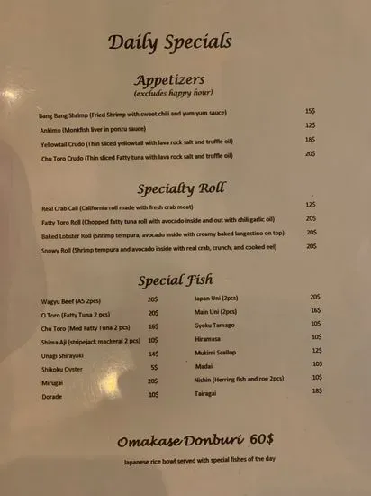 Menu 3