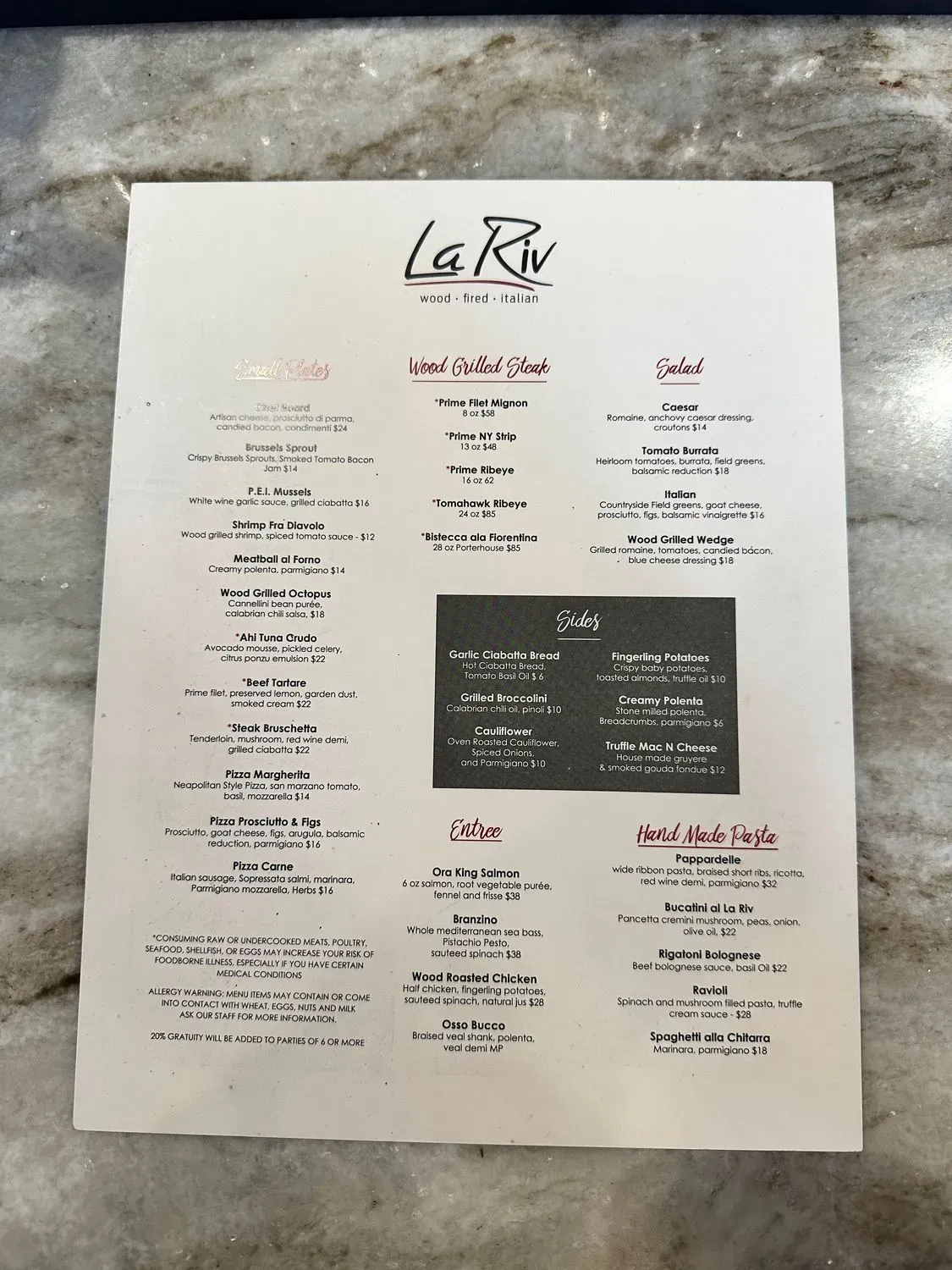 Menu 6