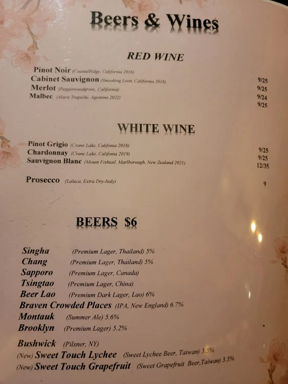 Menu 6