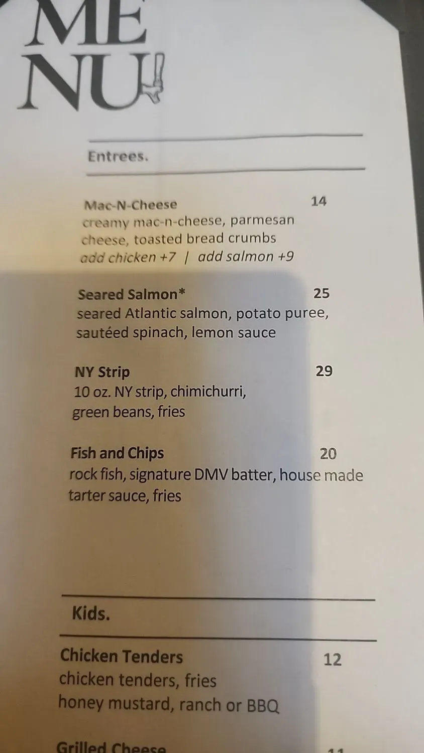 Menu 5