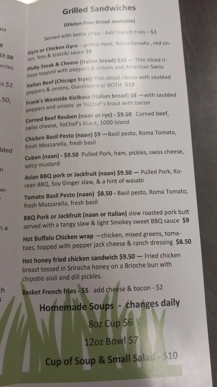 Menu 4