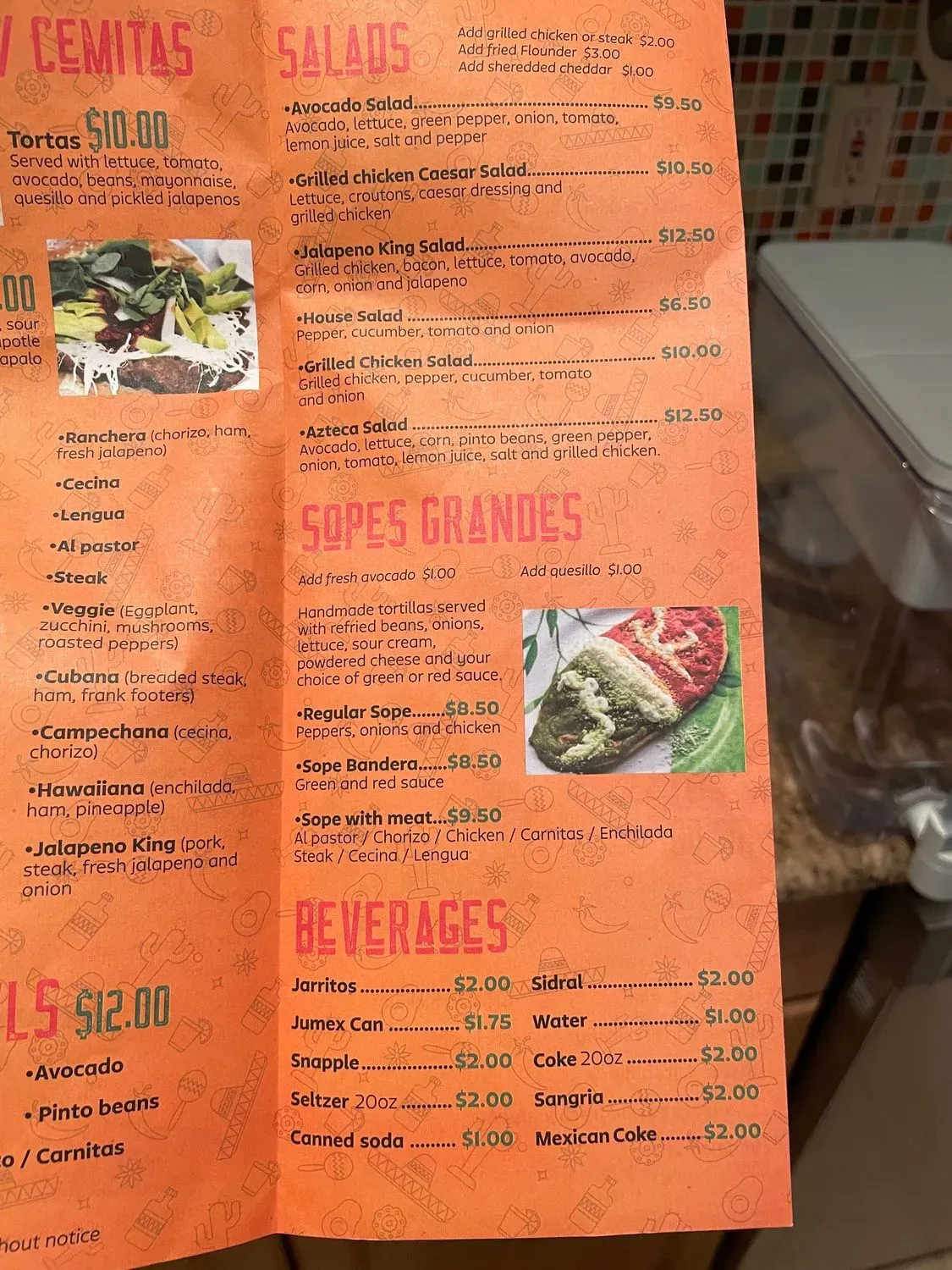 Menu 4