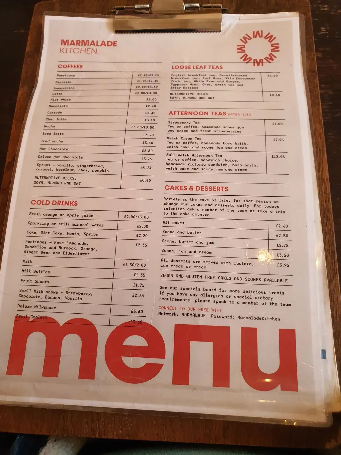 Menu 2