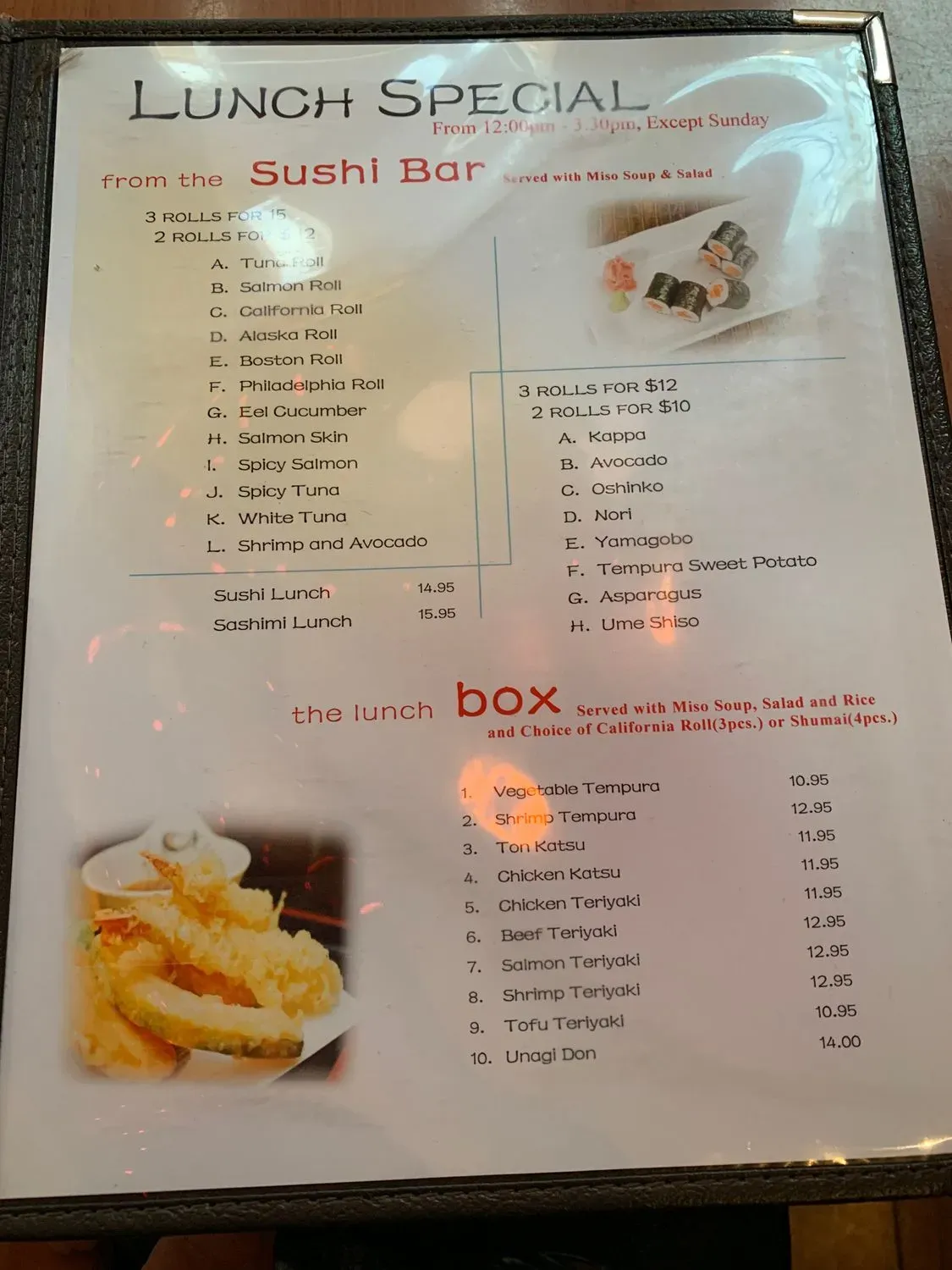 Menu 5