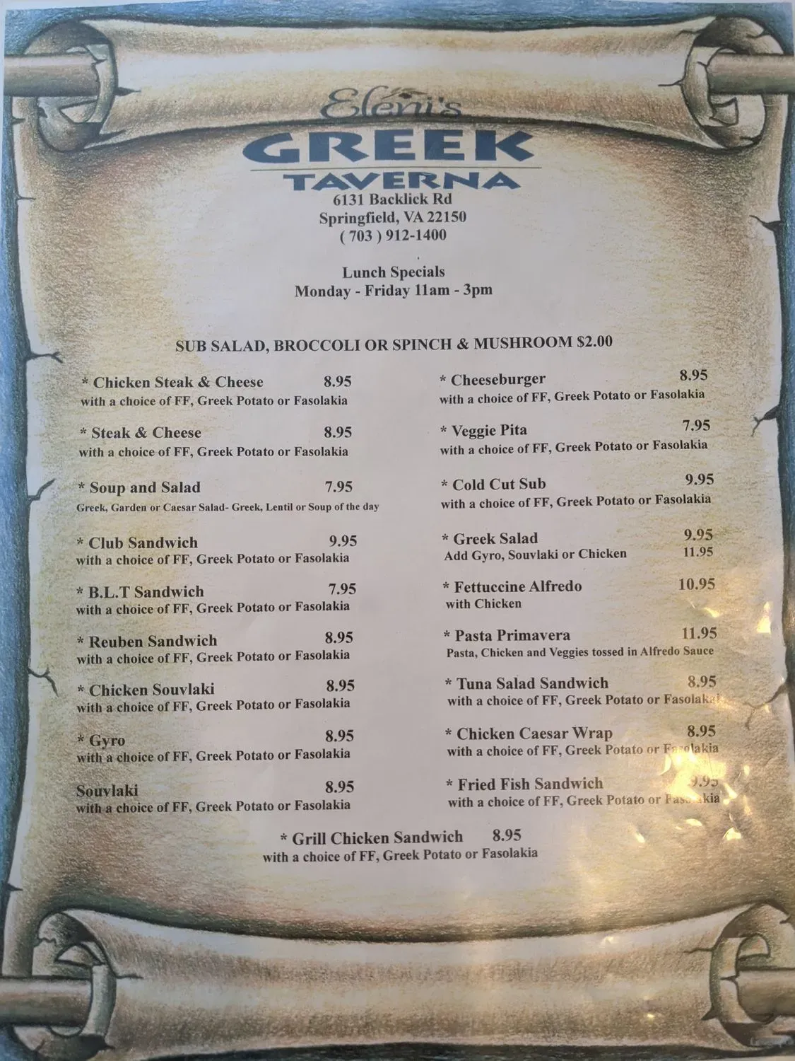 Menu 6