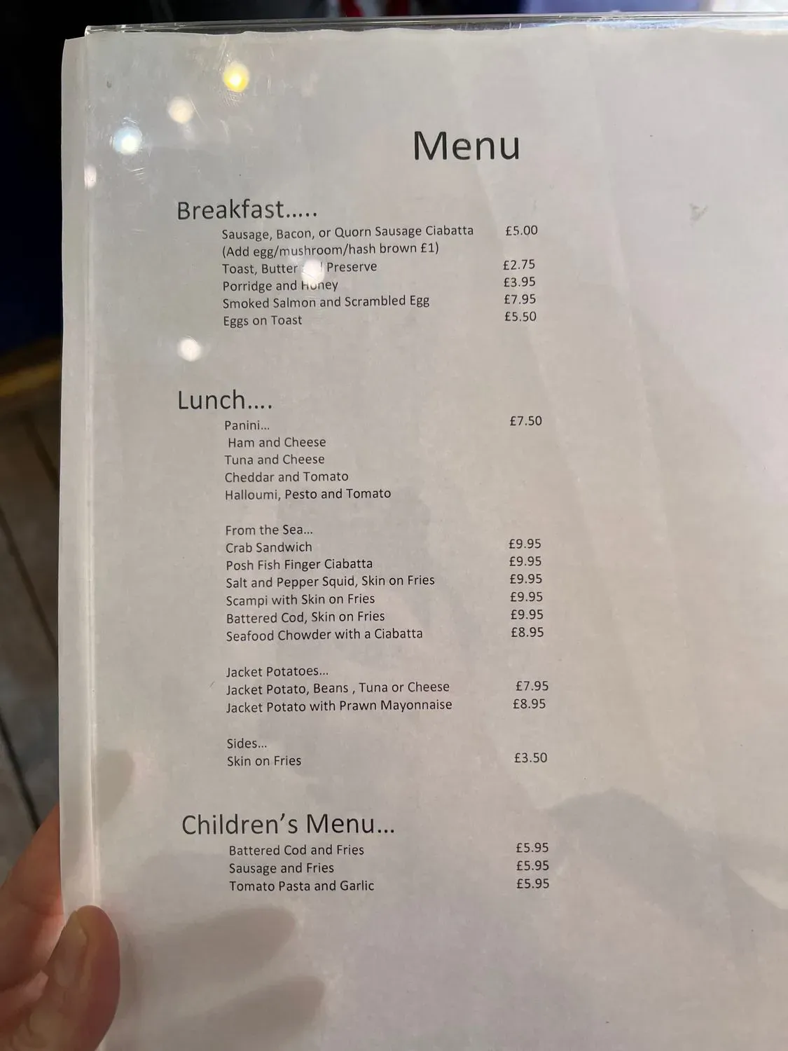 Menu 2