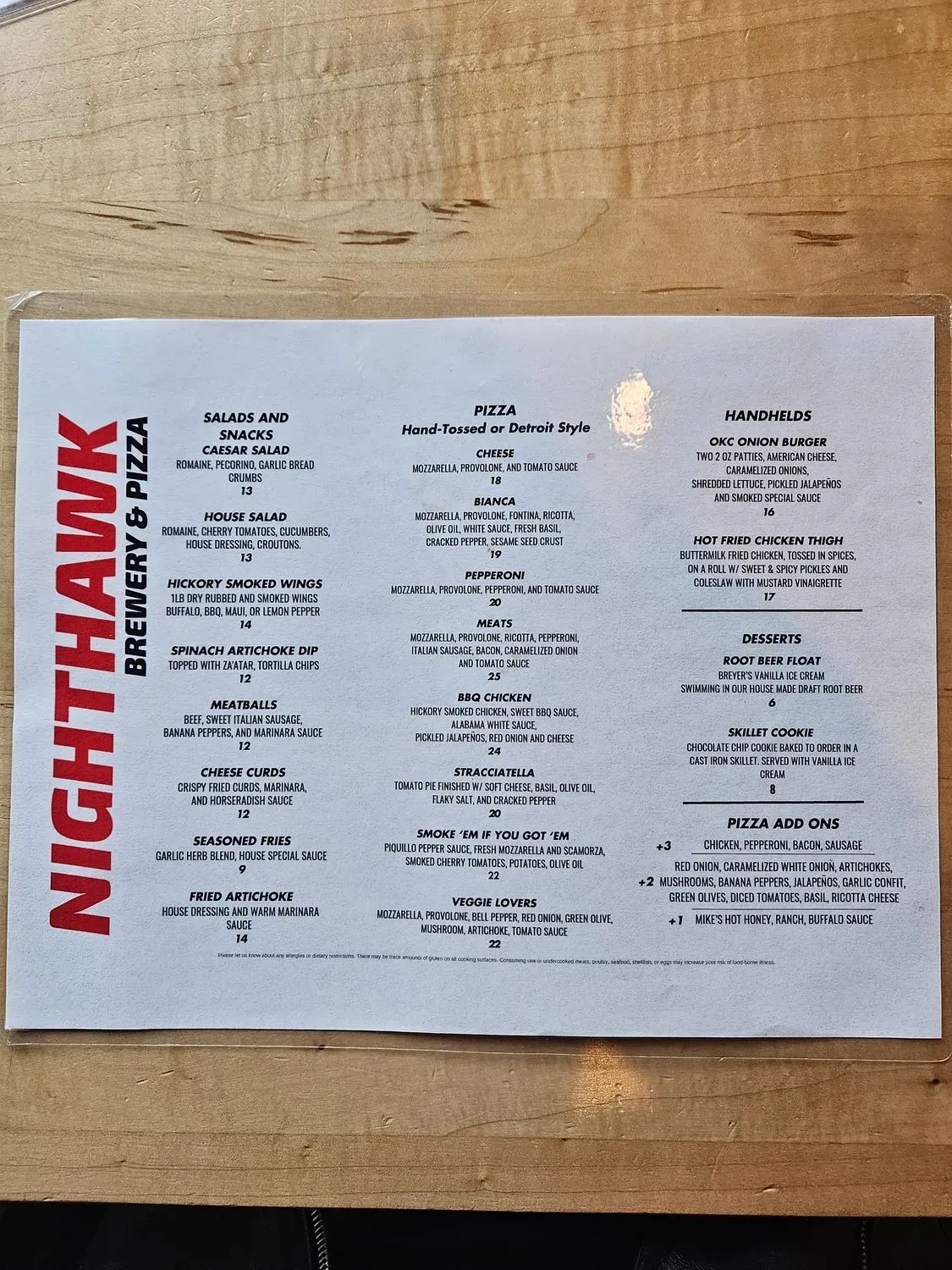 Menu 6