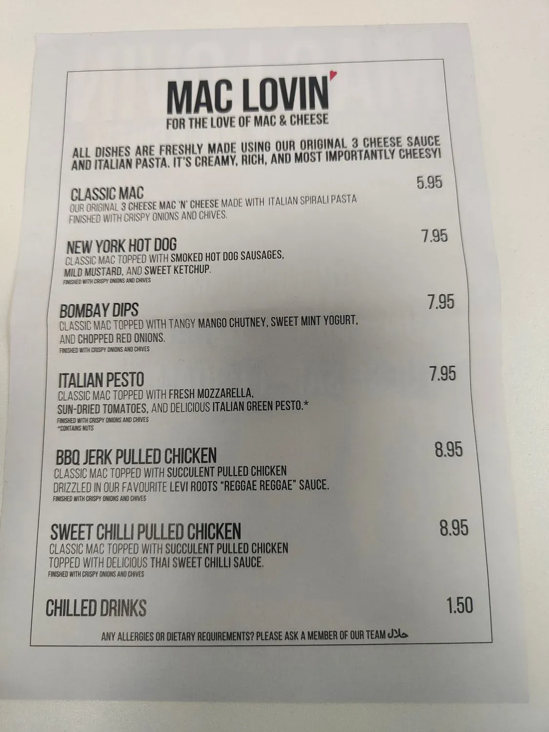 Menu 2