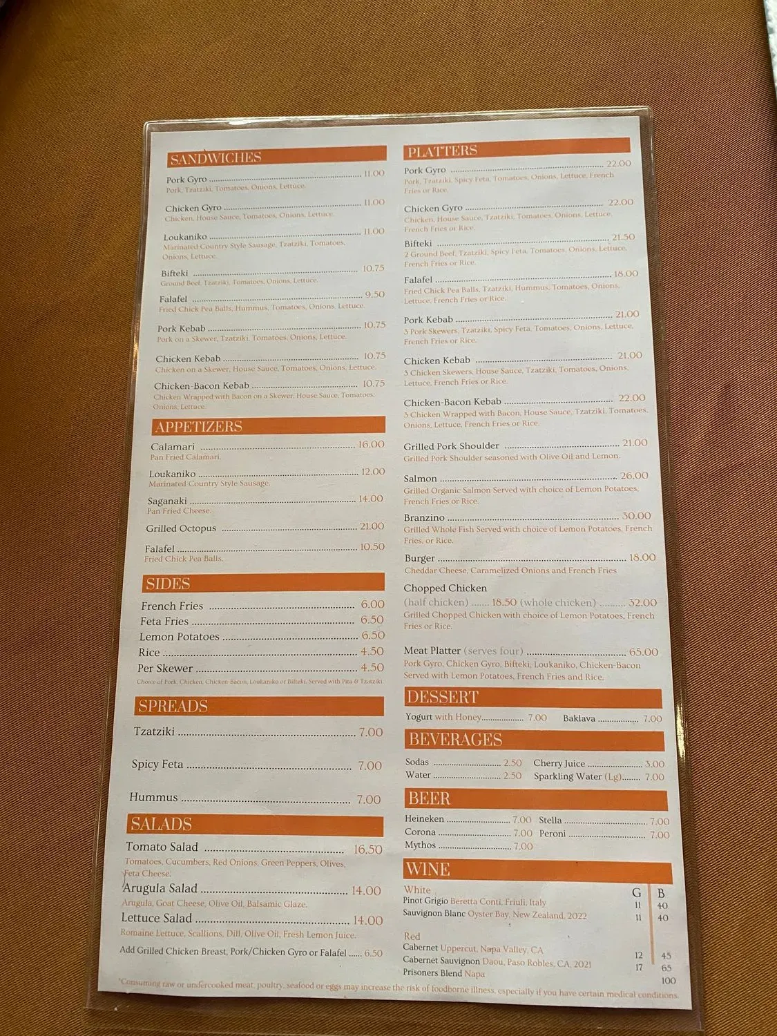 Menu 3