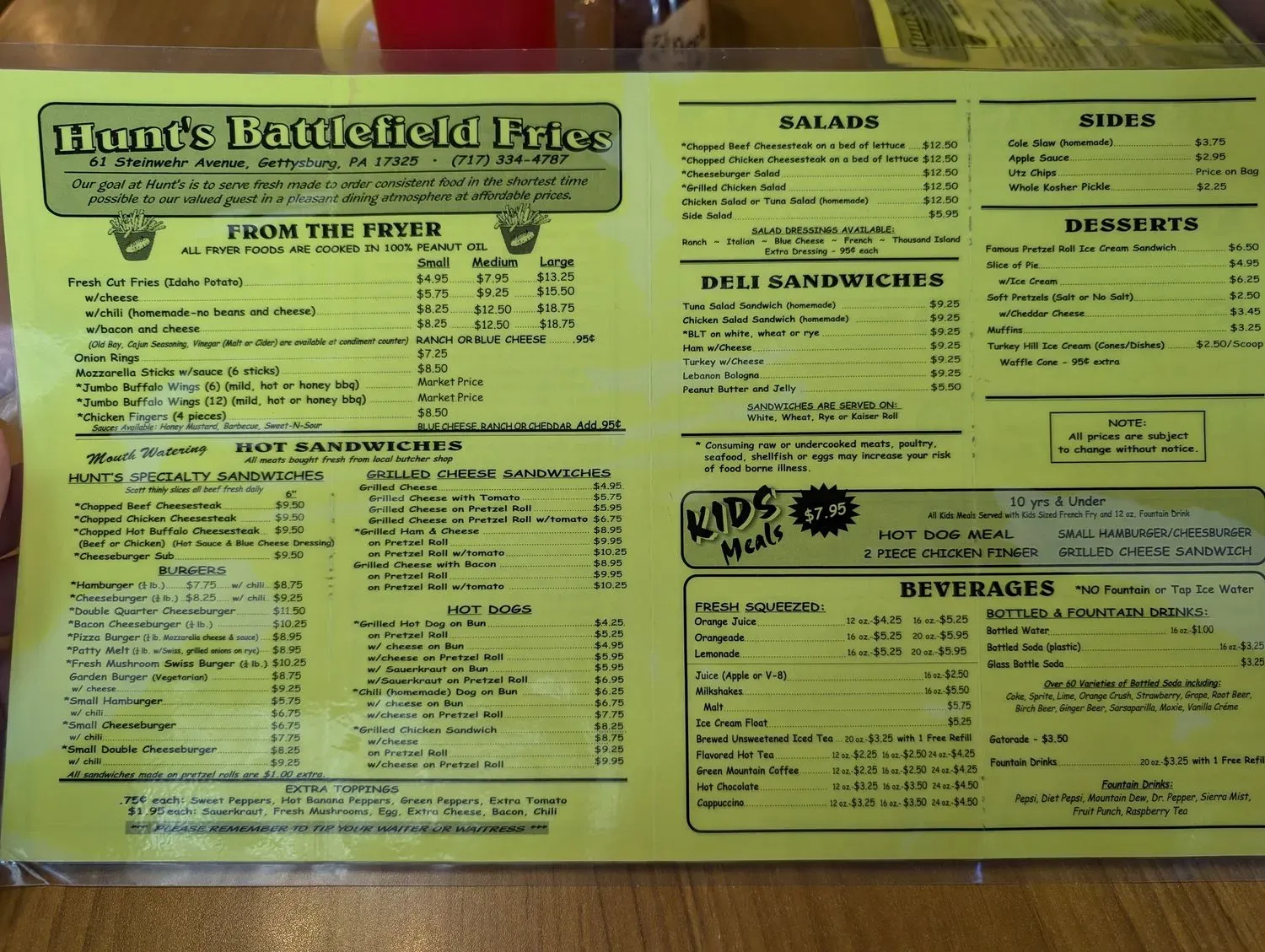 Menu 3