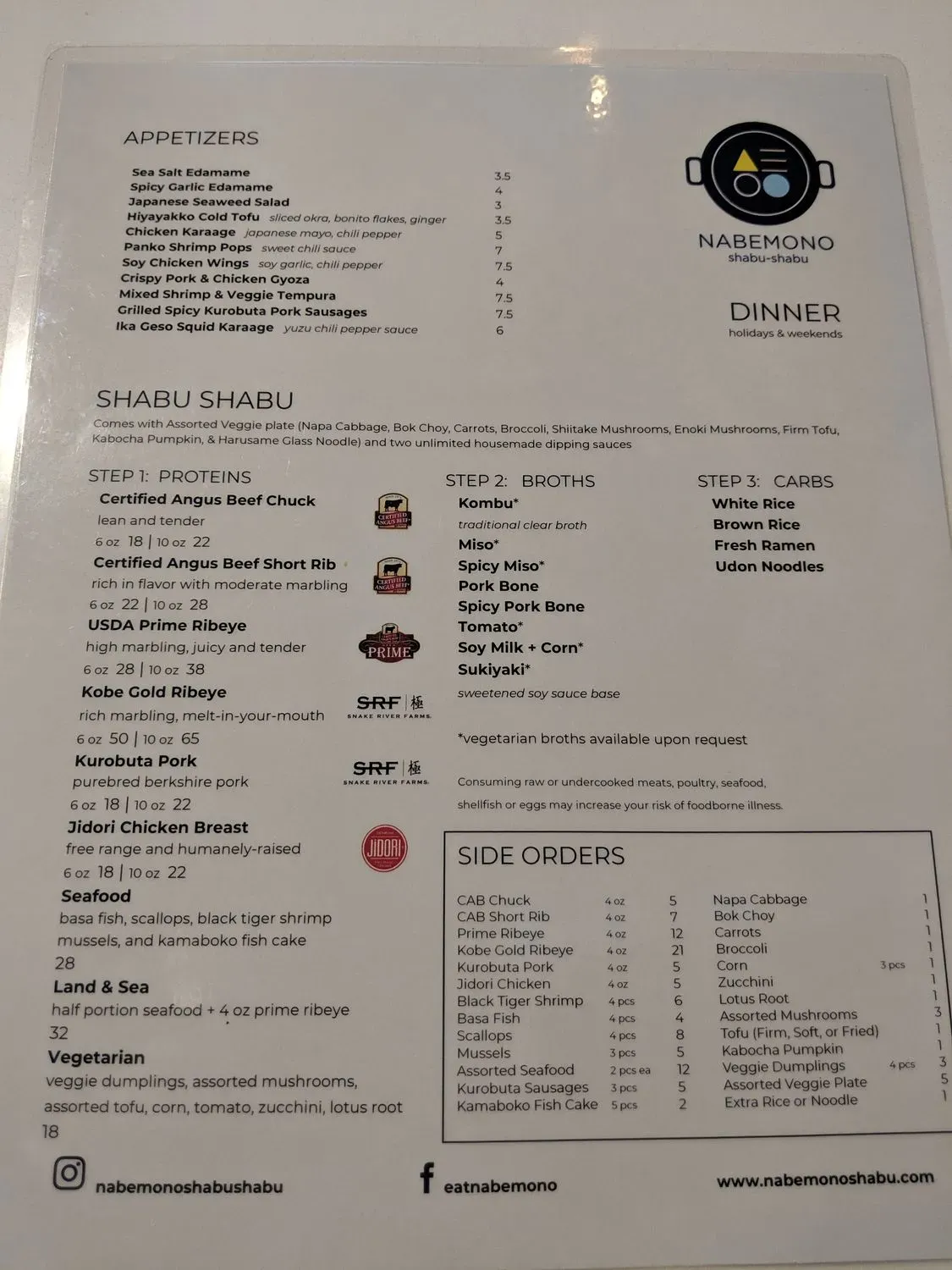 Menu 3