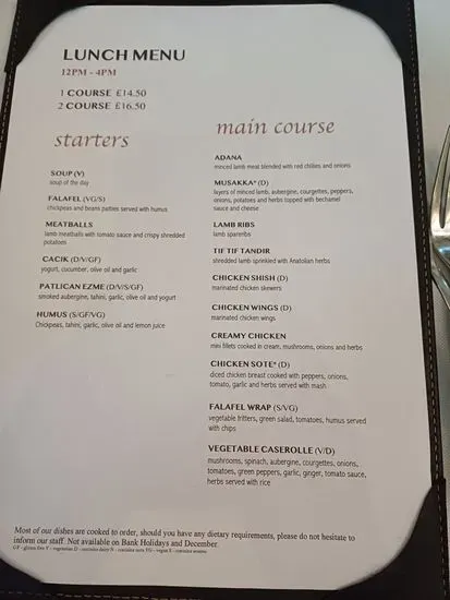 Menu 2