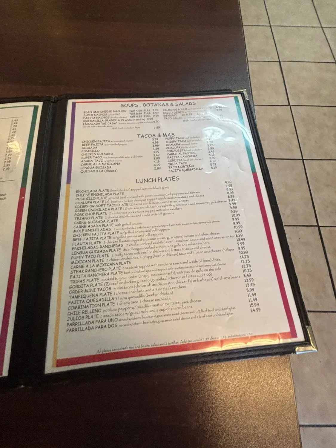 Menu 4