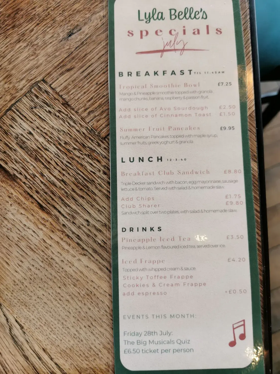 Menu 2