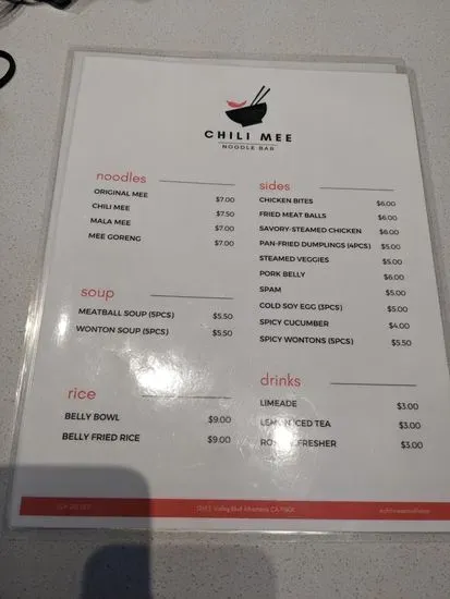 Menu 2