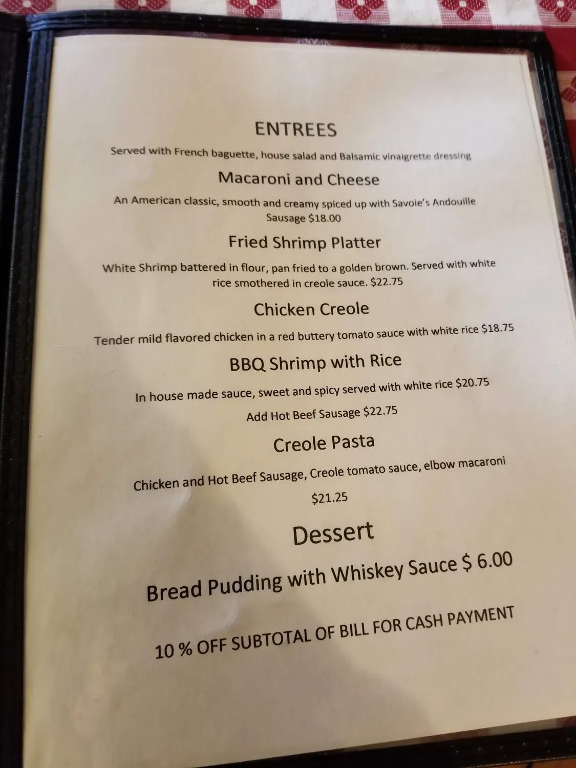 Menu 6