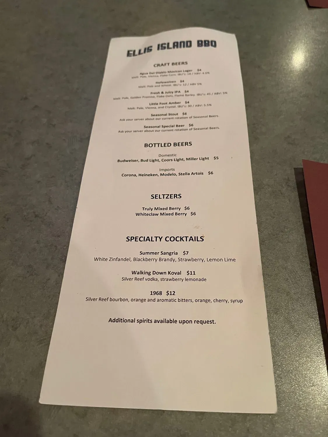 Menu 6