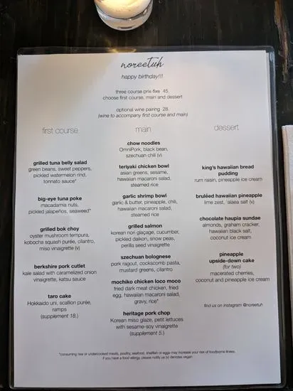 Menu 4