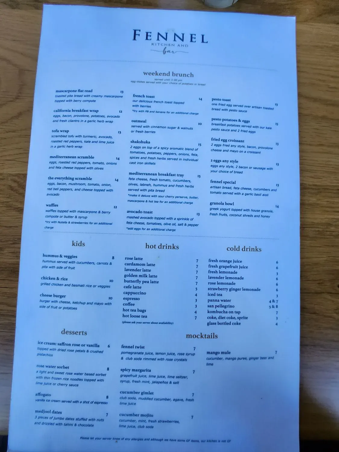 Menu 6