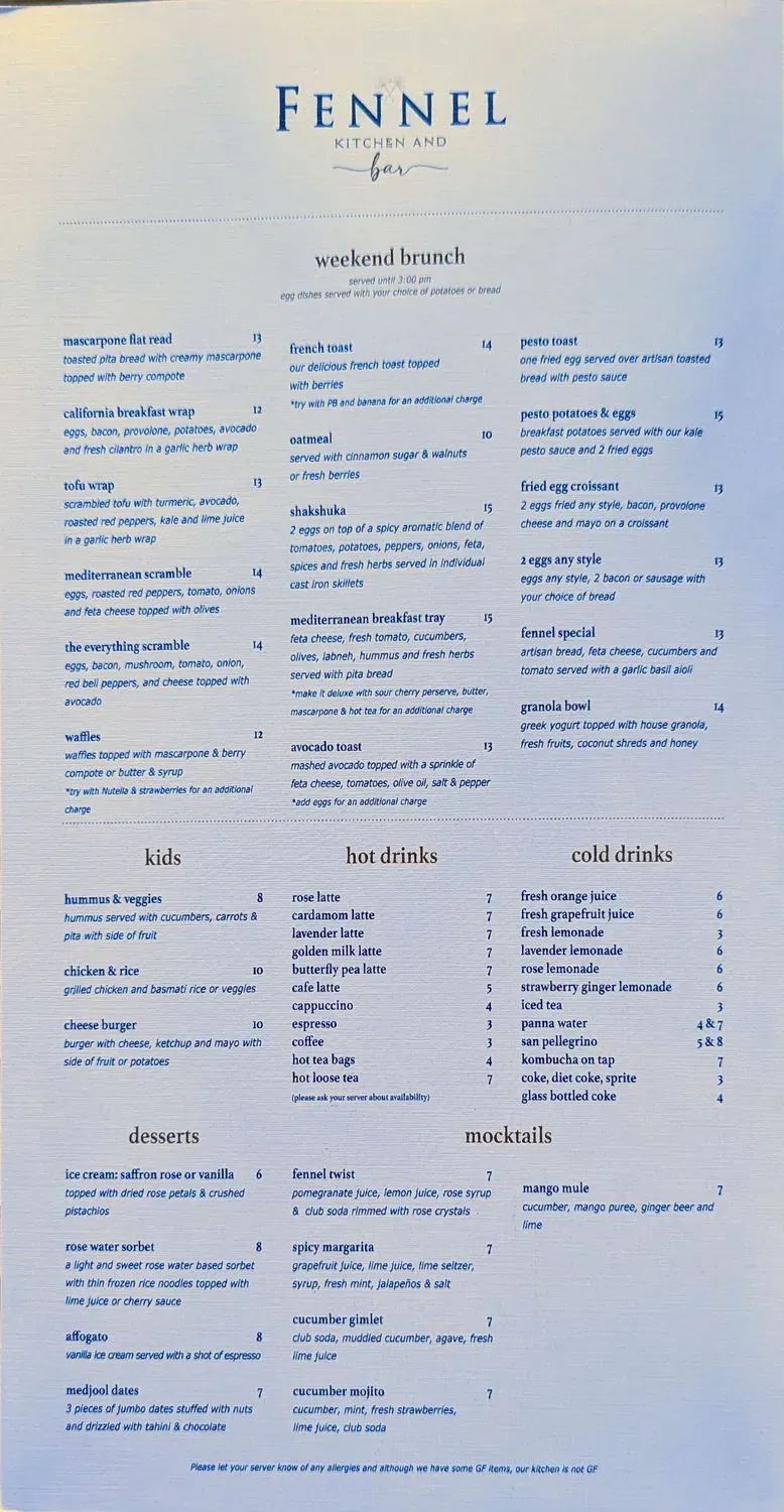 Menu 2