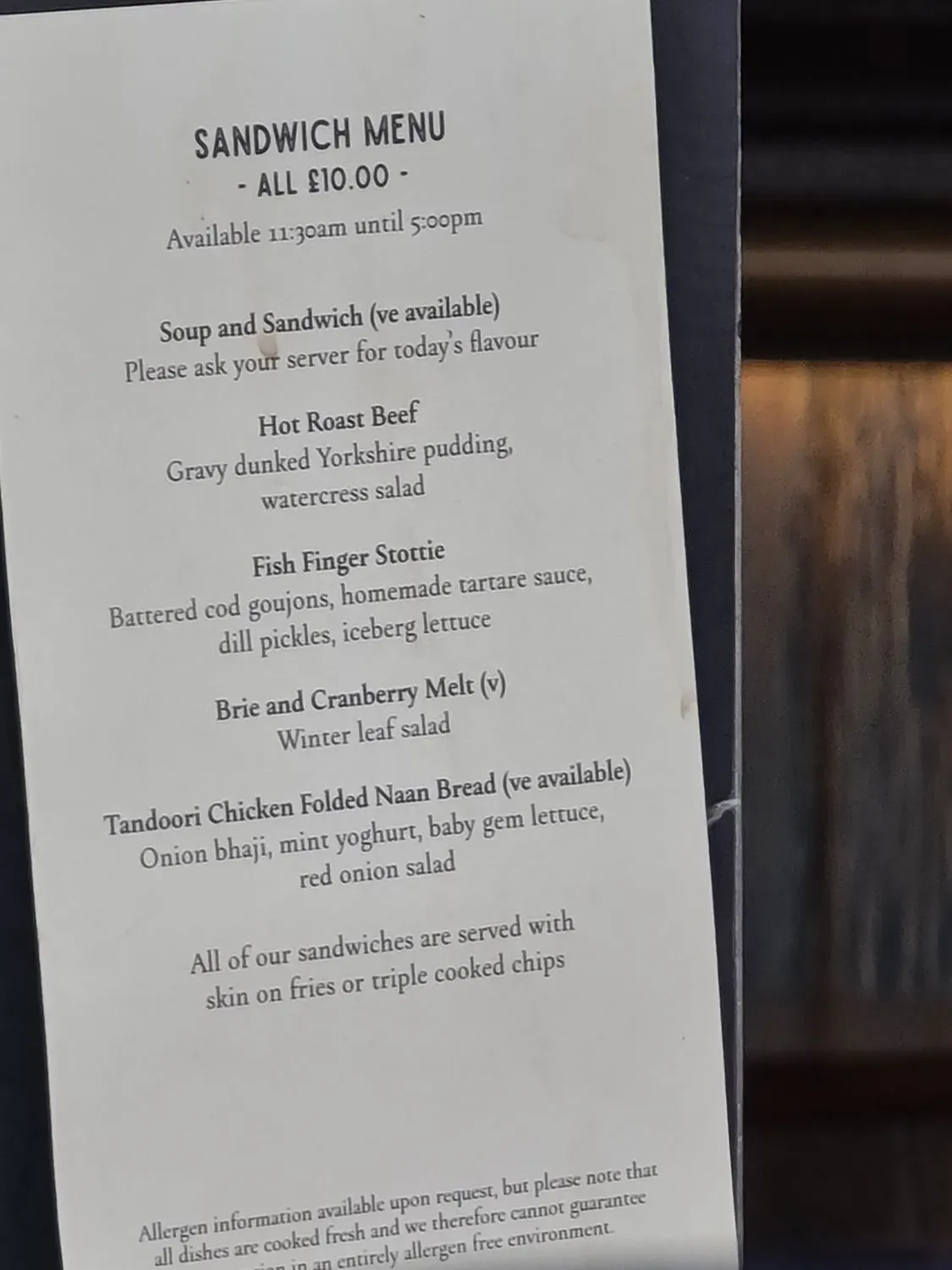 Menu 3